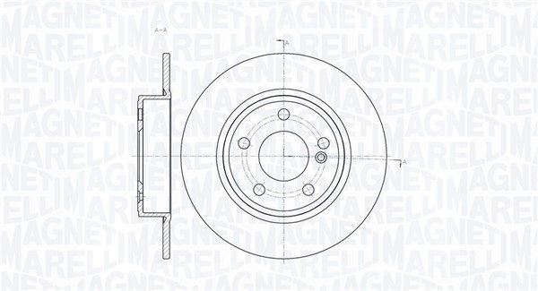 MAGNETI MARELLI Jarrulevy 361302040359